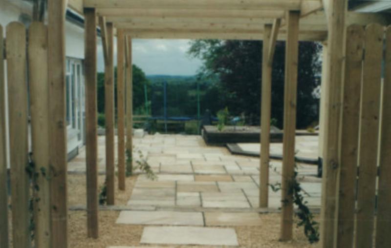 Pergola and Fencing by Kilmore Landscapes, Westmeath